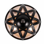 Weather-Resistant Vintage-Modern Aluminum & Glass Fence Post Light