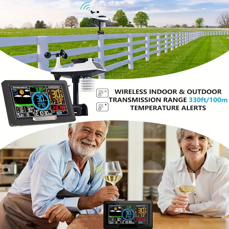 Weather Station Multi-Sensor Wireless USB Rechargeable