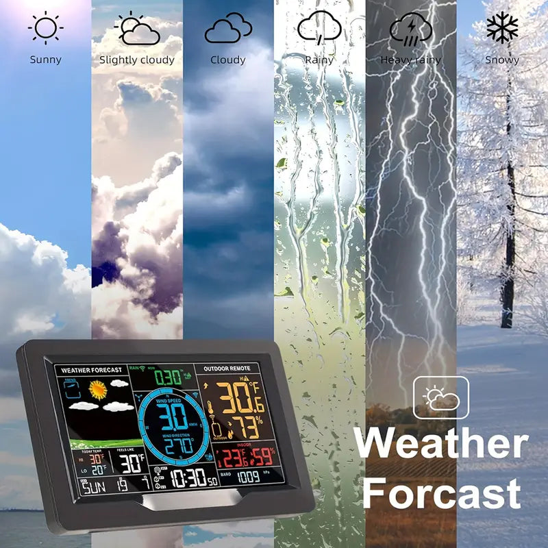 Weather Station Multi-Sensor Wireless USB Rechargeable