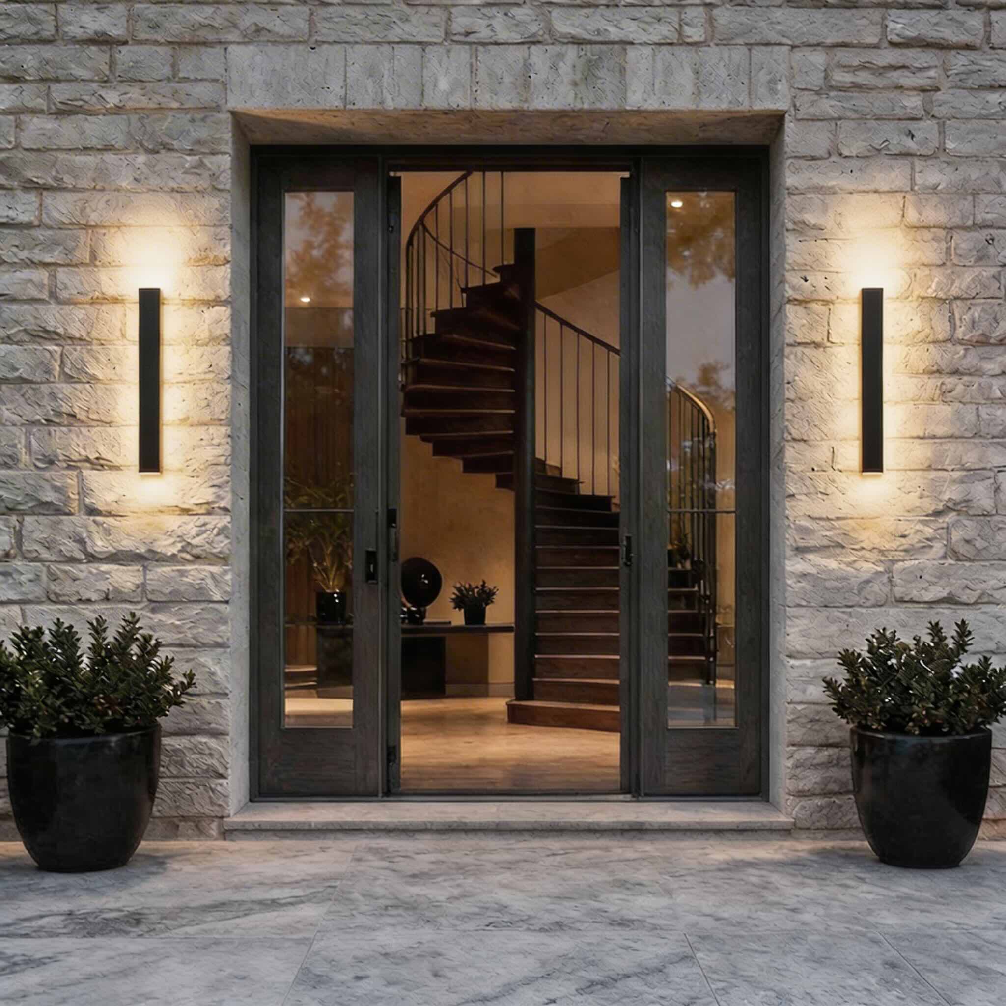 Weatherproof Adjustable Color Temperature & Dimmable Wall Light