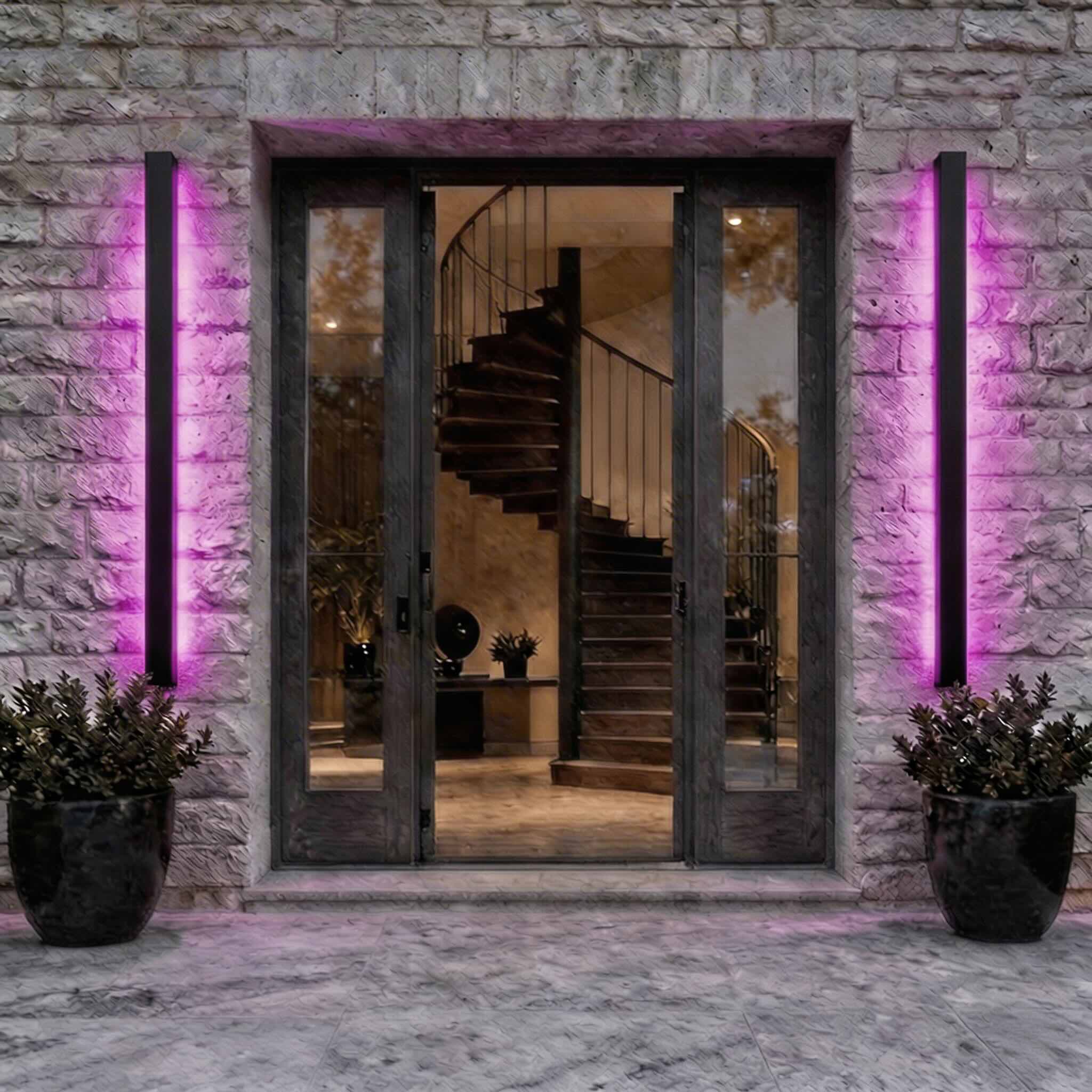 Weatherproof Adjustable Color Temperature & Dimmable Wall Light