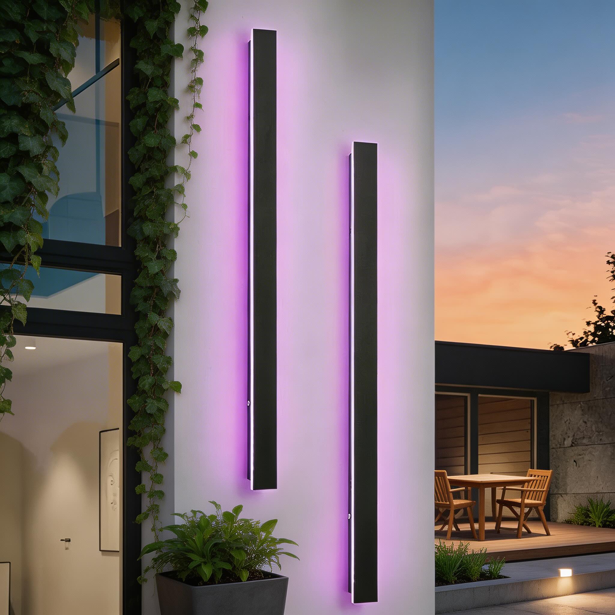 Weatherproof Adjustable Color Temperature & Dimmable Wall Light