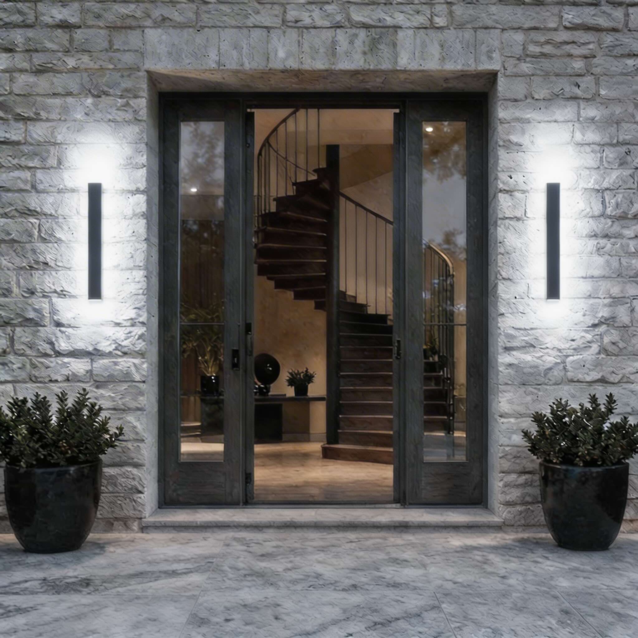 Weatherproof Adjustable Color Temperature & Dimmable Wall Light