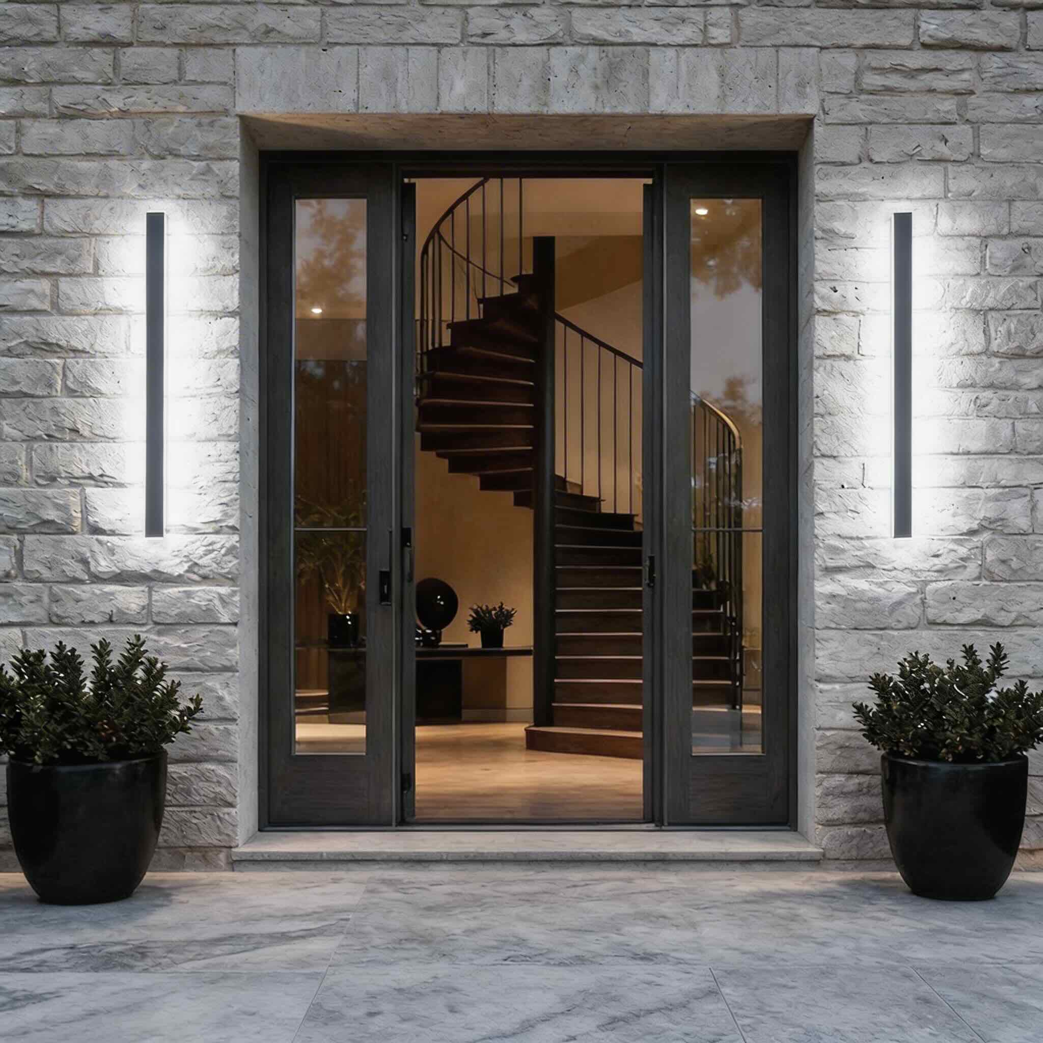 Weatherproof Adjustable Color Temperature & Dimmable Wall Light