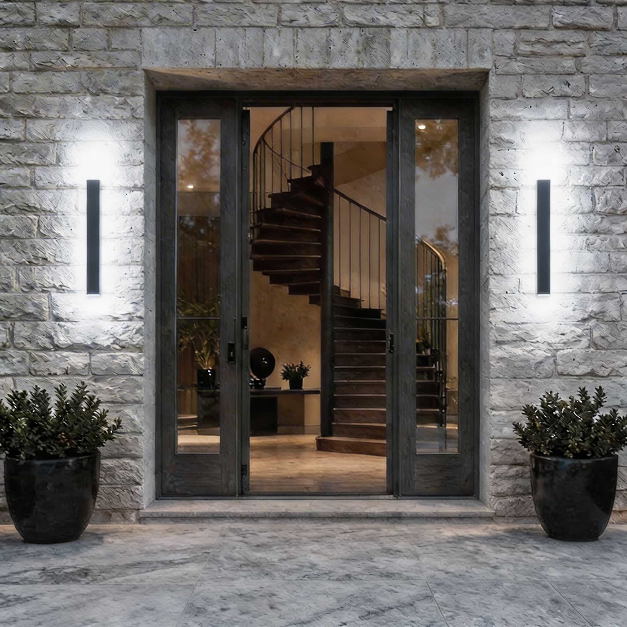 Weatherproof Adjustable Color Temperature & Dimmable Wall Light