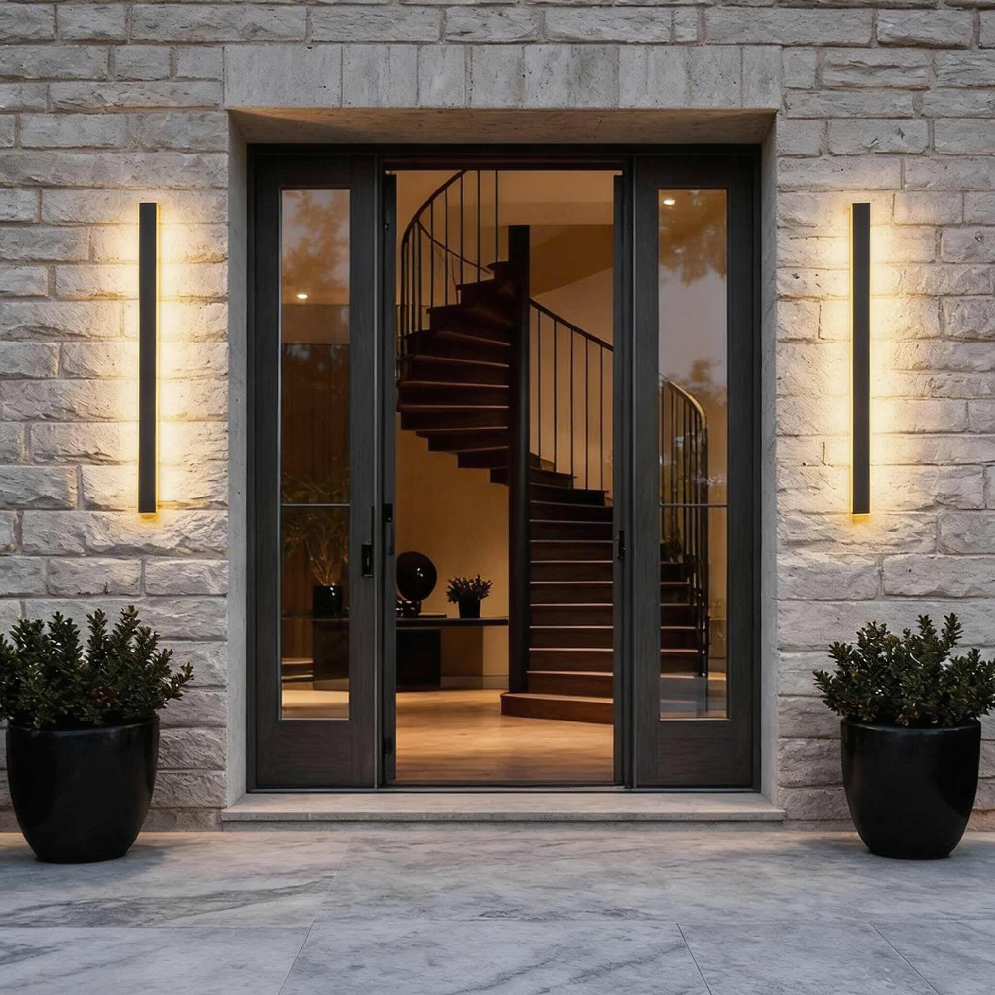 Weatherproof Adjustable Color Temperature & Dimmable Wall Light