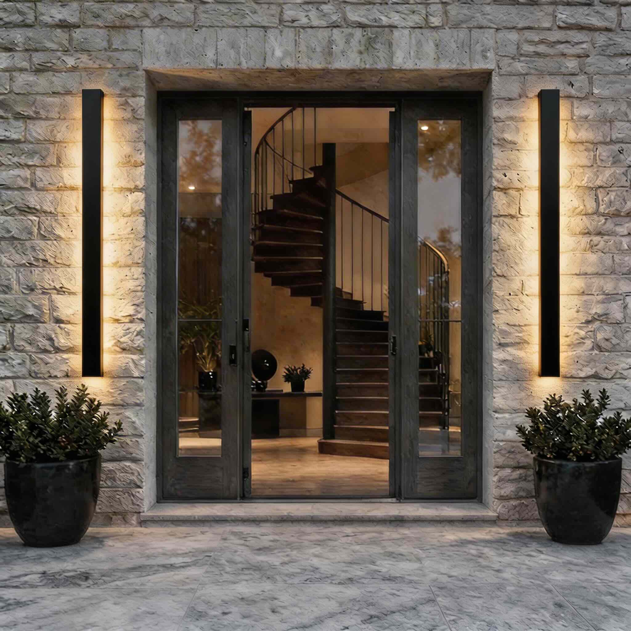Weatherproof Adjustable Color Temperature & Dimmable Wall Light