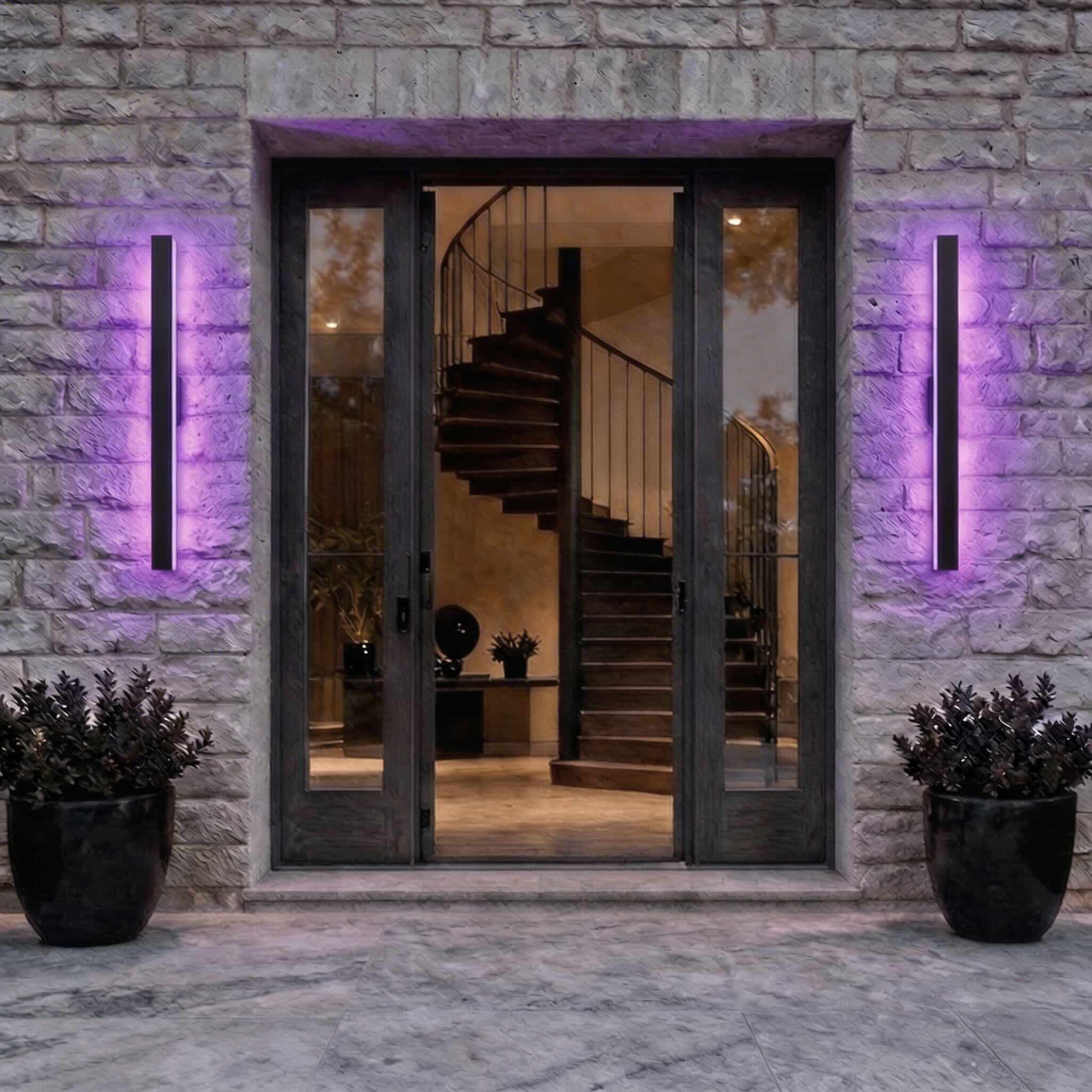 Weatherproof Adjustable Color Temperature & Dimmable Wall Light