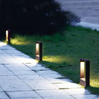 Weatherproof Aluminium Warm LED Garden Path Light (Solar & Hardwired)