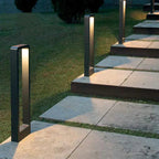 Weatherproof Aluminium Warm LED Garden Path Light (Solar & Hardwired)