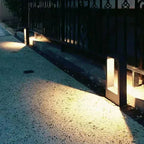 Weatherproof Aluminium Warm LED Garden Path Light (Solar & Hardwired)