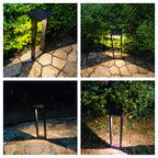Weatherproof Aluminium Warm LED Garden Path Light (Solar & Hardwired)