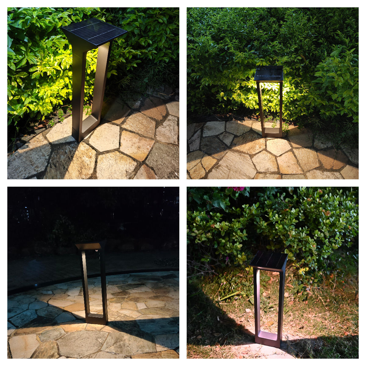 Weatherproof Aluminium Warm LED Garden Path Light (Solar & Hardwired)