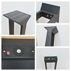 Weatherproof Aluminium Warm LED Garden Path Light (Solar & Hardwired)