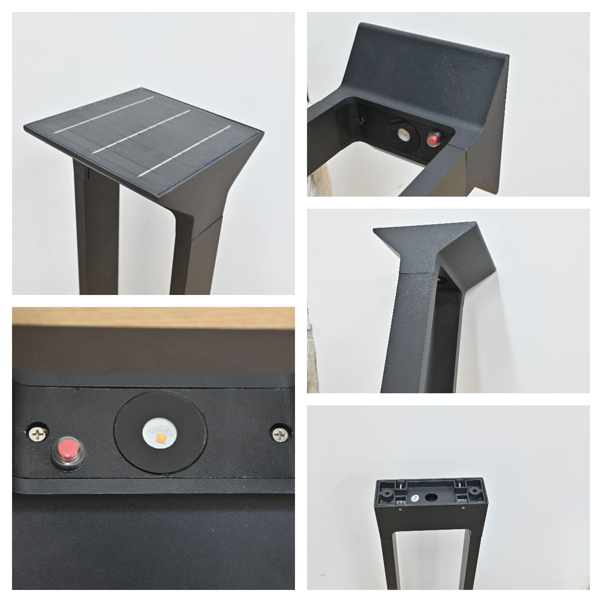 Weatherproof Aluminium Warm LED Garden Path Light (Solar & Hardwired)