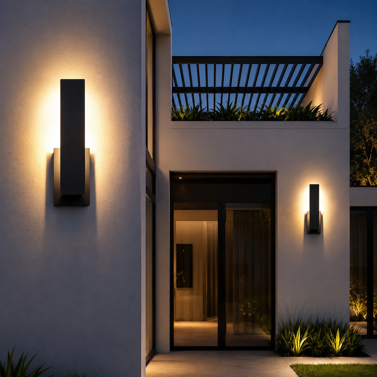 Weatherproof Aluminum Energy-Efficient LED Outdoor Wall Light (Hardwired)