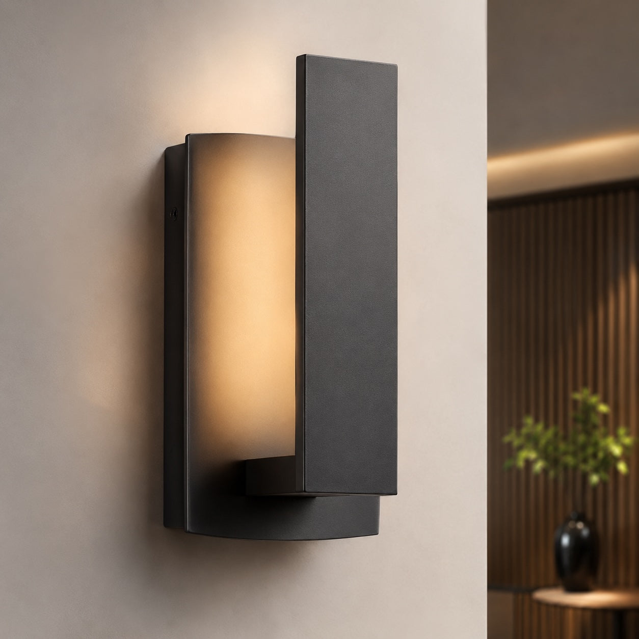 Weatherproof Aluminum Energy-Efficient LED Outdoor Wall Light (Hardwired)