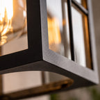 Weatherproof Aluminum & Glass Outdoor Wall Sconce (IP65)
