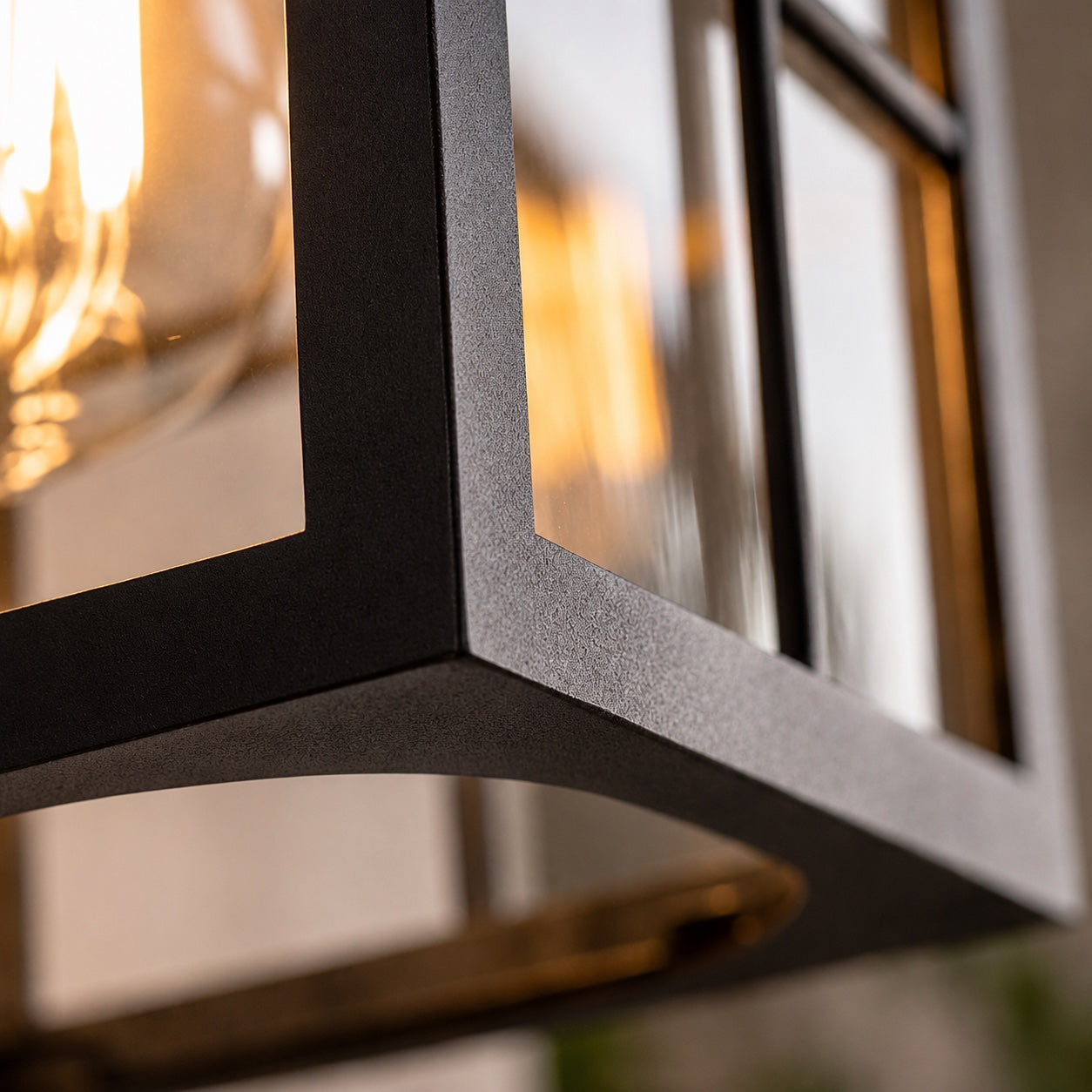Weatherproof Aluminum & Glass Outdoor Wall Sconce (IP65)
