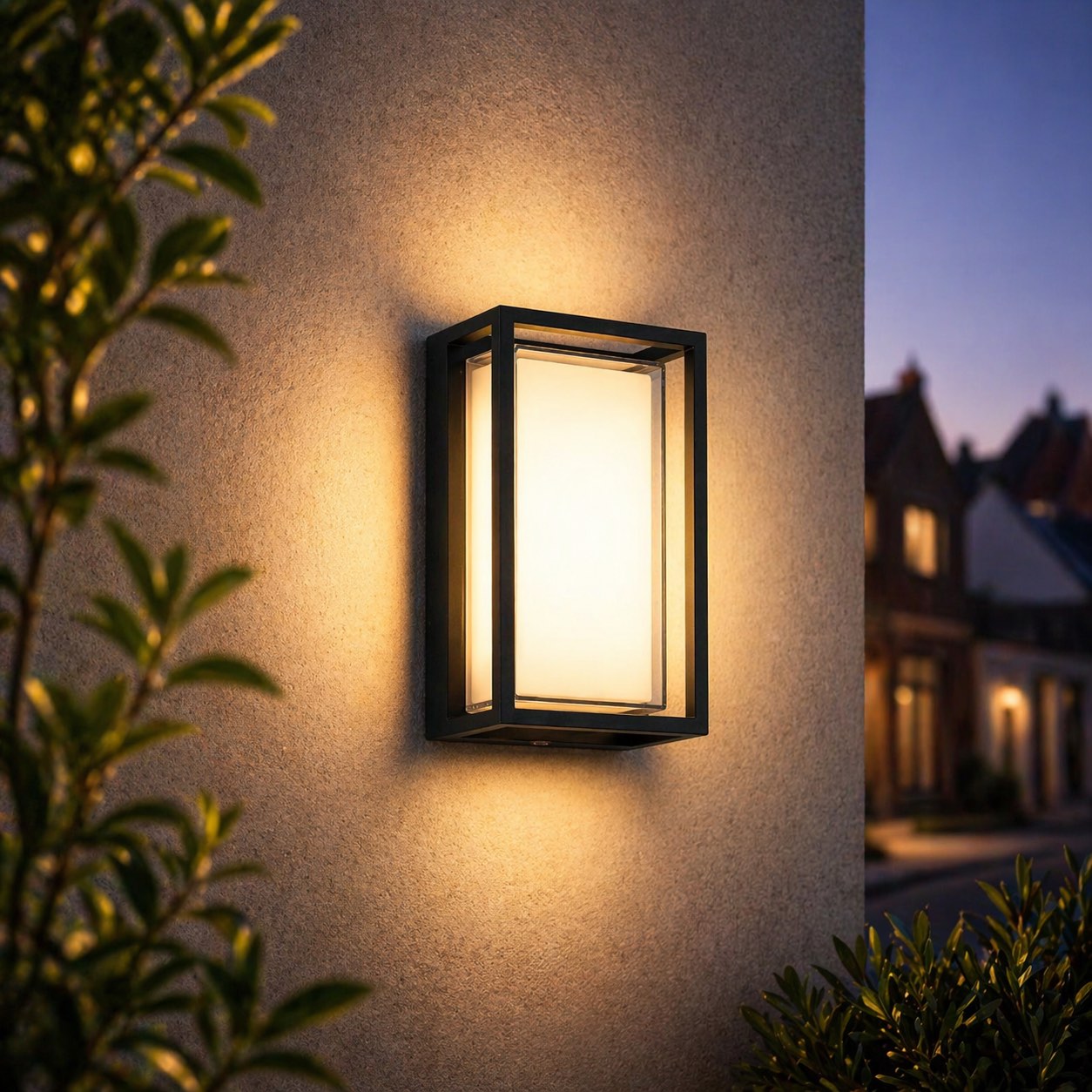 Weatherproof Die-Cast Aluminum Integrated LED Outdoor Wall Light