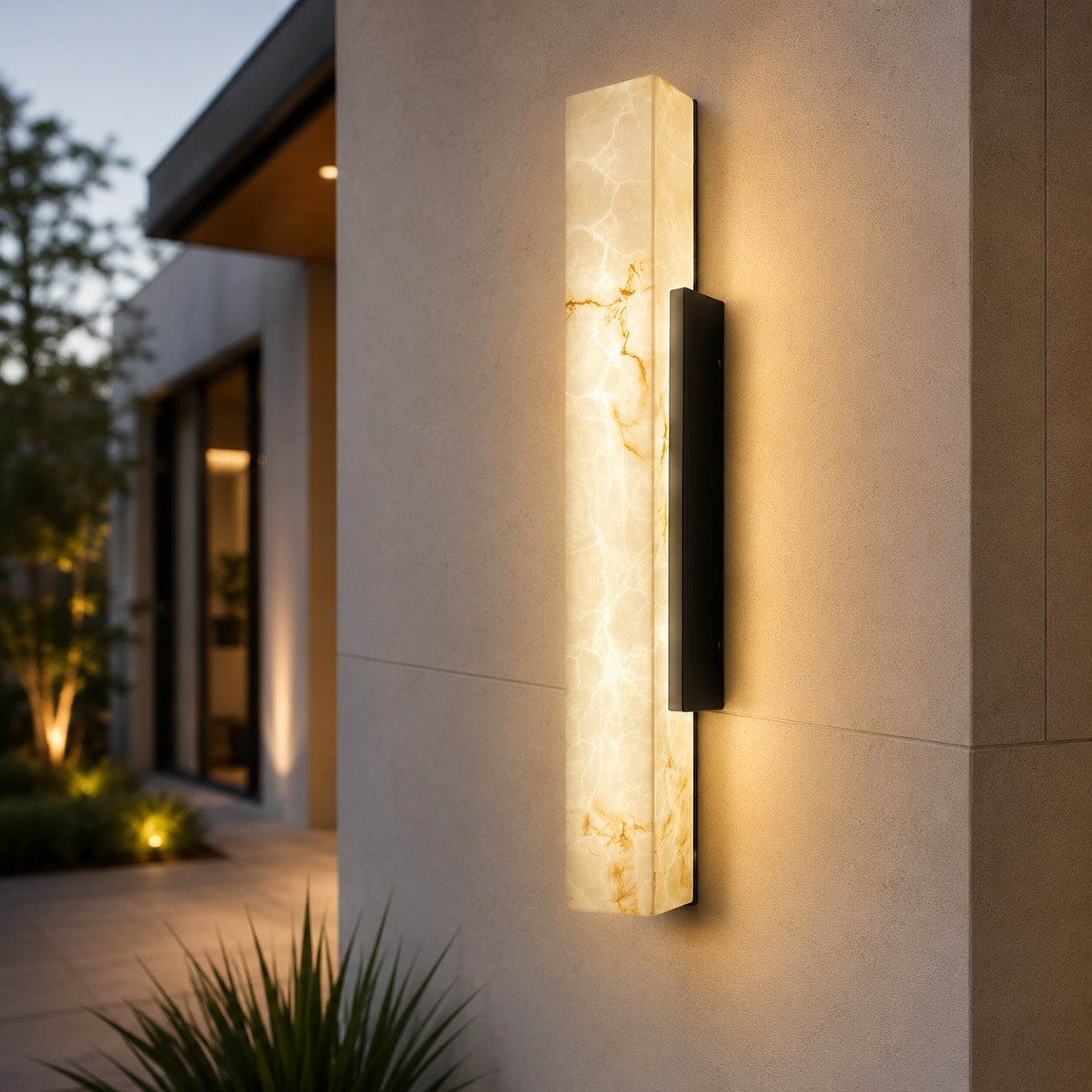 Weatherproof Stainless Steel Warm LED Outdoor Wall Light