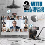 Webcam 4K Ultra-HD 120° Wide-Angle Dual Noise-Reducing Microphones