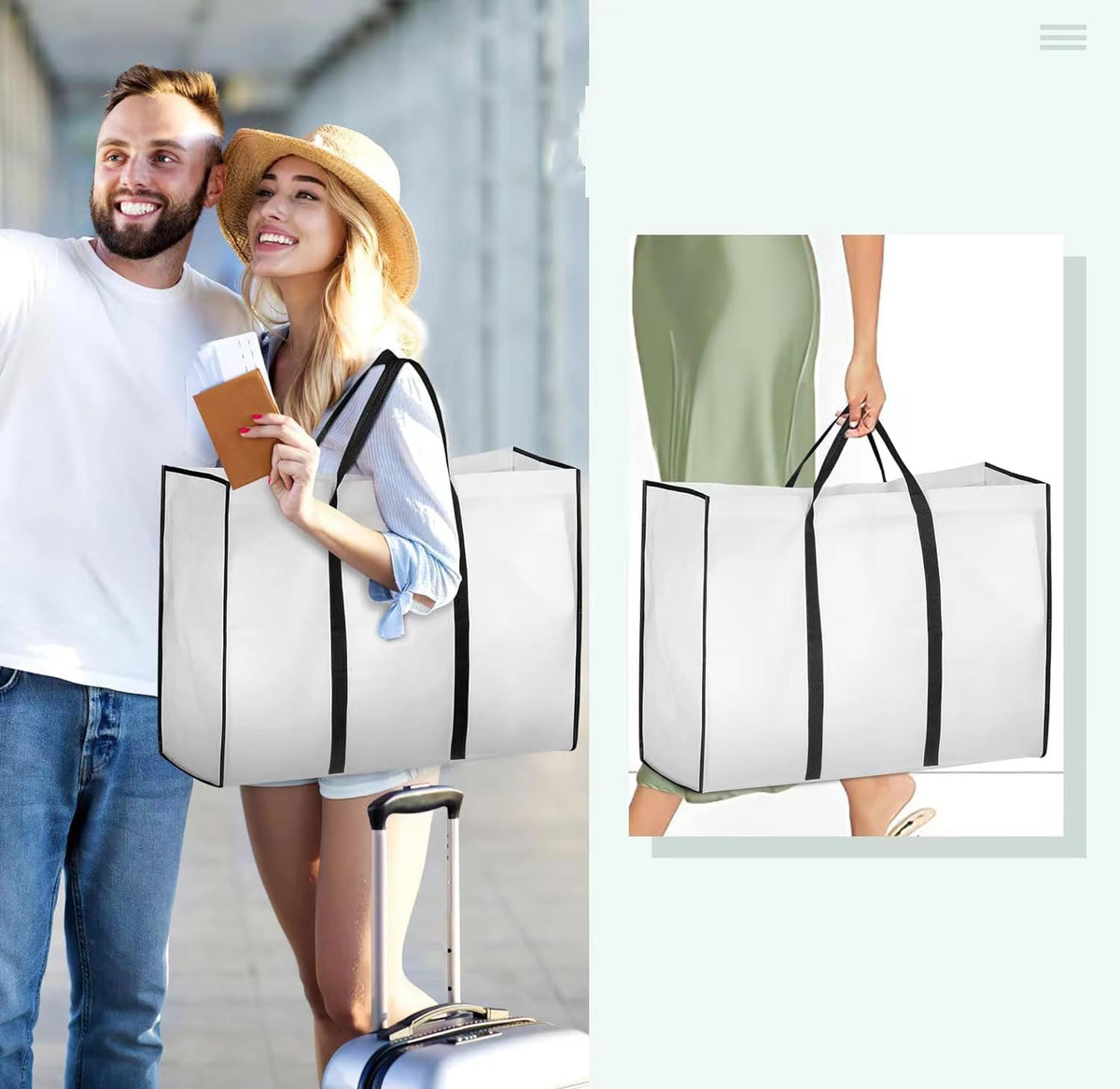 Wedding Dress Bag Extra-Large Water-Resistant Reinforced Zipper