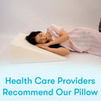Wedge Pillow Ergonomic Firm Support Back & Neck Relief
