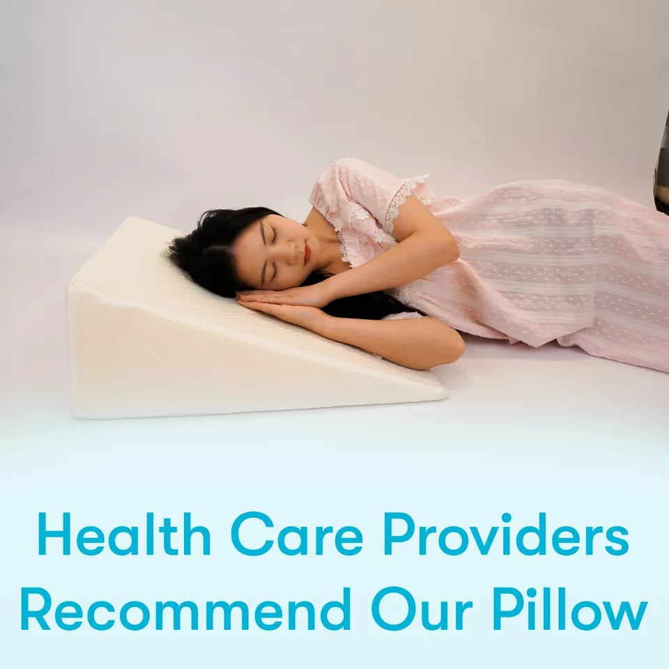 Wedge Pillow Ergonomic Firm Support Back & Neck Relief