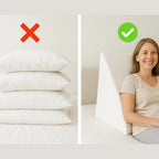 Wedge Pillow Ergonomic Firm Support Back & Neck Relief