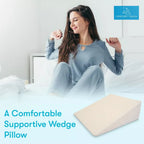 Wedge Pillow Ergonomic Firm Support Back & Neck Relief