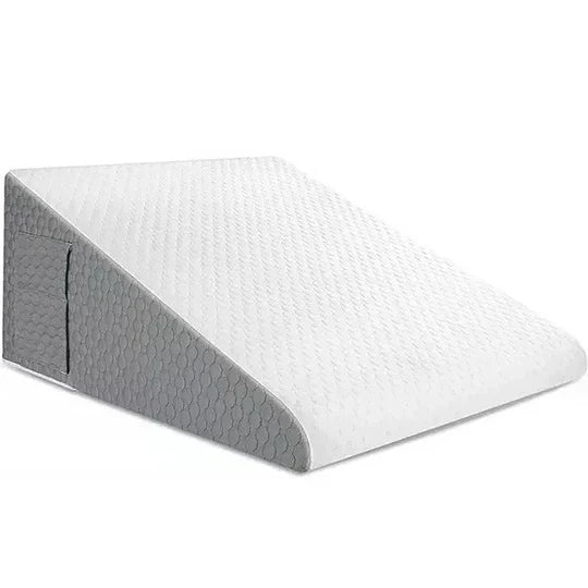 Wedge Pillow Ergonomic Triangular Memory Foam & Breathable Cover