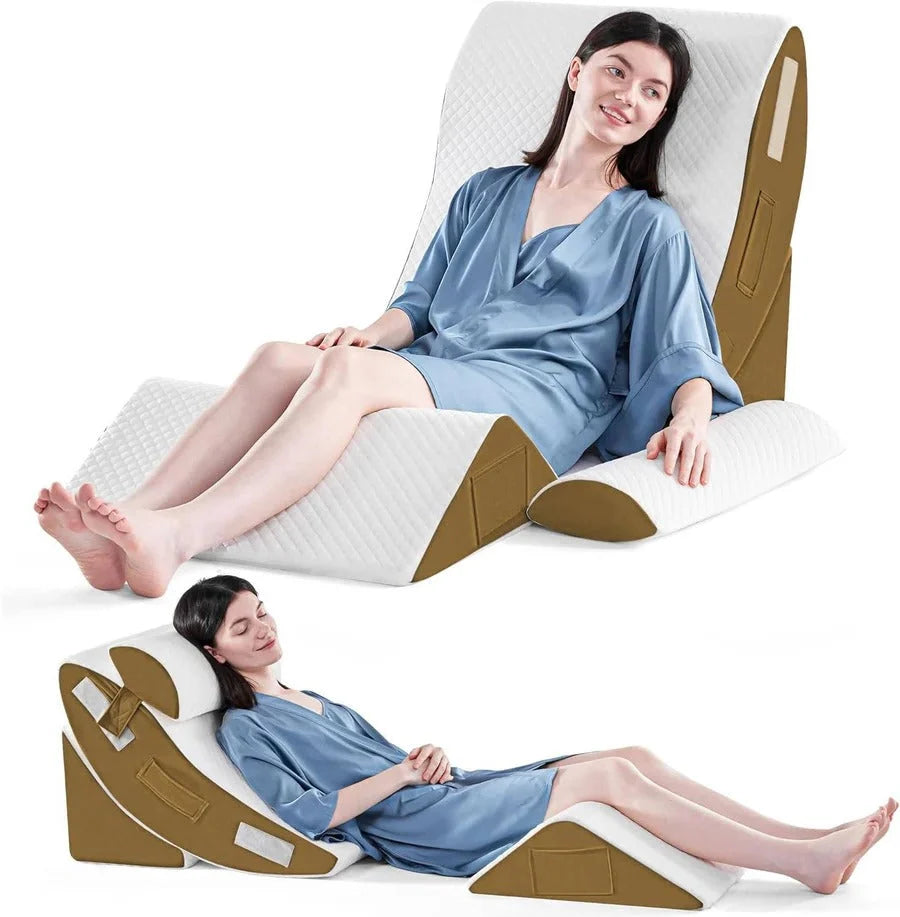 Wedge Pillow Set Memory Foam Modular Set of 4