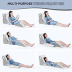 Wedge Pillow Set Memory Foam Modular Set of 4