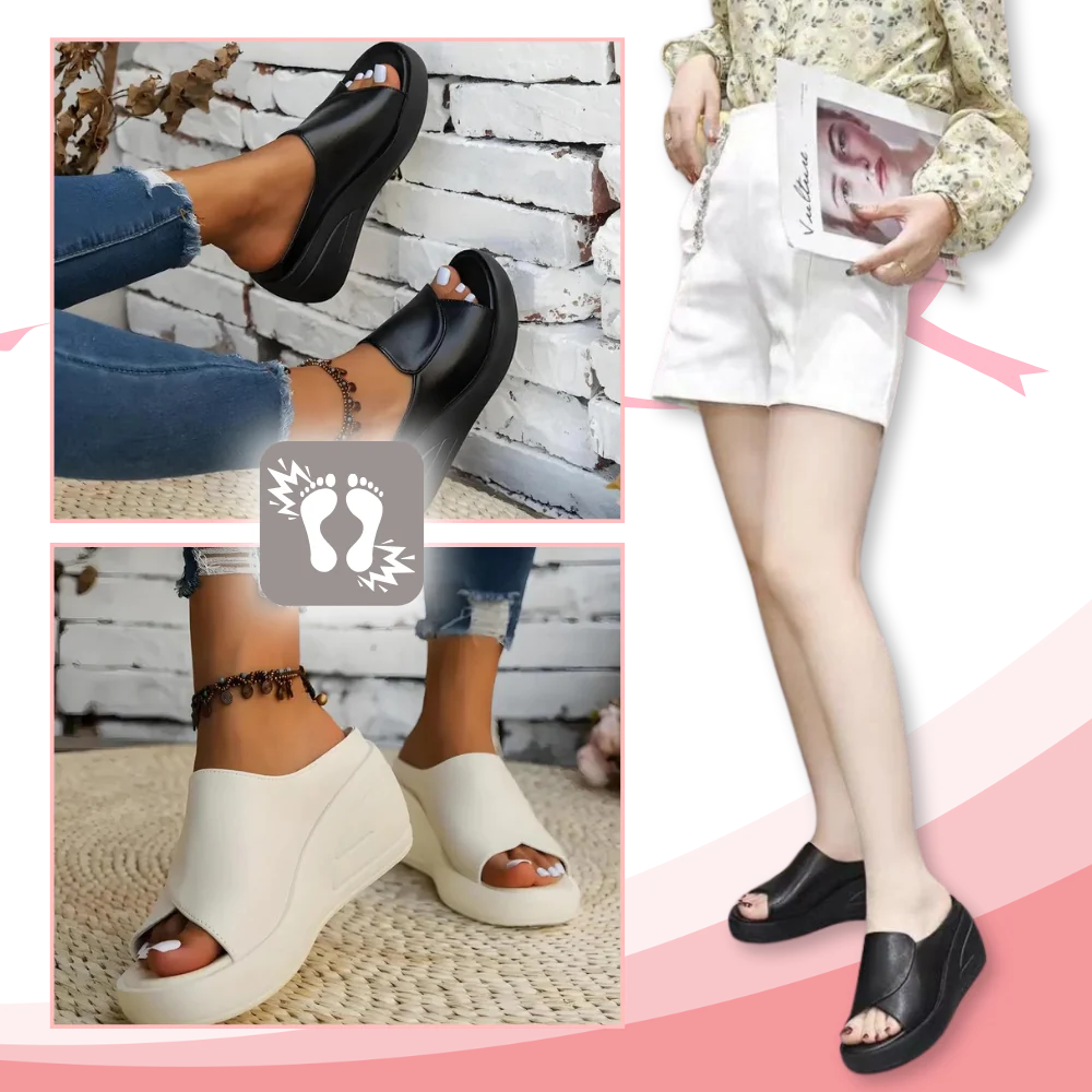 Wedge Sandals Orthopedic Arch Support & Shock Absorption