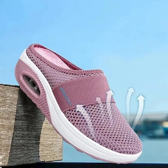 Wedge Sandals Slip-On Cushioned Footbed 1.6 Inch Heel