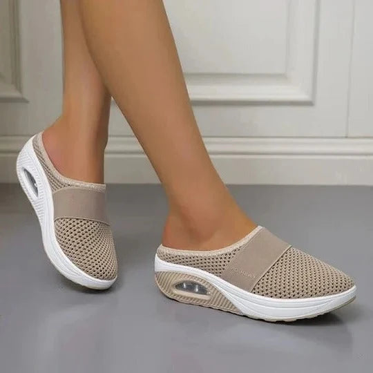 Wedge Sandals Slip-On Cushioned Footbed 1.6 Inch Heel