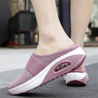 Wedge Sandals Slip-On Cushioned Footbed 1.6 Inch Heel