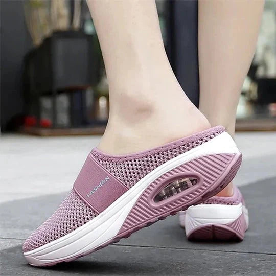 Wedge Sandals Slip-On Cushioned Footbed 1.6 Inch Heel