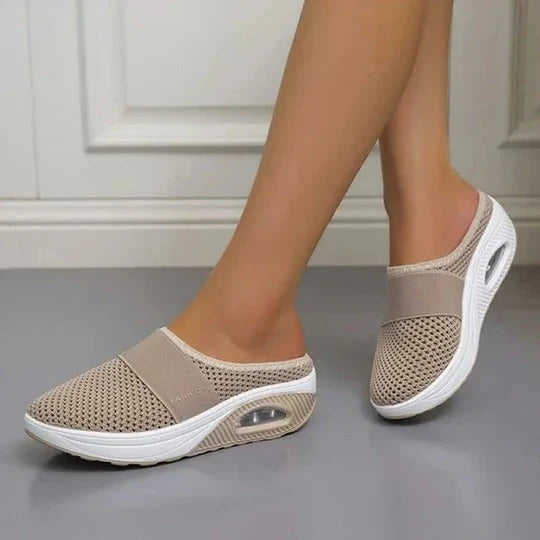 Wedge Sandals Slip-On Cushioned Footbed 1.6 Inch Heel