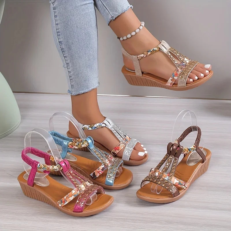 Wedge Sandals Soft Cushioned Breathable Non-Slip