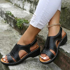 Wedge Sandals Supportive Adjustable Straps Traction Outsole