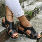 Wedge Sandals Supportive Adjustable Straps Traction Outsole