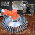 Weed Brush Attachment Carbon Steel 6 Inch