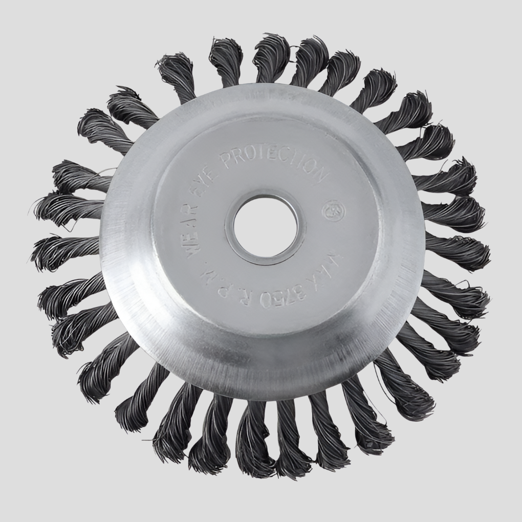 Weed Brush Attachment Carbon Steel 6 Inch