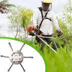 Weed Brush Attachment Rotating Steel Wires Universal Fit