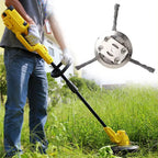 Weed Brush Attachment Rotating Steel Wires Universal Fit