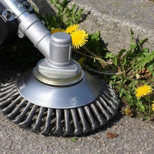 Weed Brush Trimmer Attachment Rotating Multi-Wire Lightweight 1 Inch