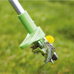 Weed Puller 36-Inch Handle Three-Prong Claw & Spring-Loaded Release