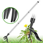 Weed Puller Stand-Up 4-Prong Foot Pedal